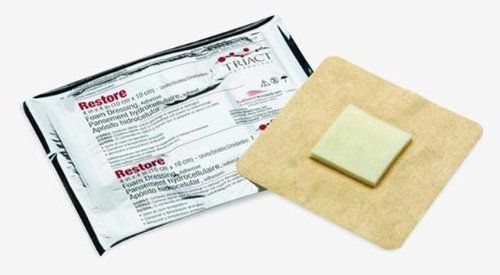 restore foam dressing with 2 inch pad 4x4 5 pack