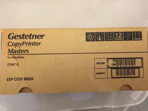 Gestetner copy paper masters