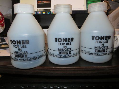 Minolta Toner II EP 470 490 4230 4250 4399 4301 Copier