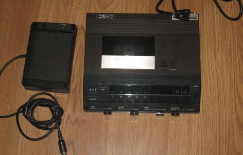 craig transcription equipment Compact cassette transcriber model j2700
