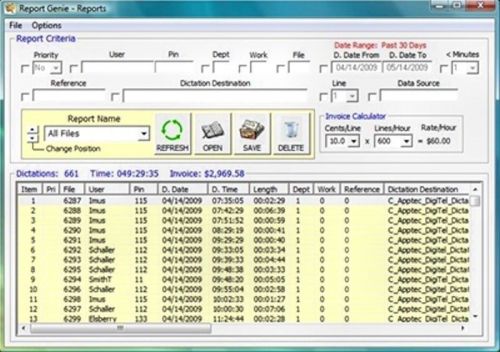 Apptec ReportGenie Report Generator Software