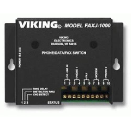 Viking electronics faxjack phone/fax switch vk-faxj-1000 for sale