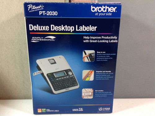Brother p-touch, pt-2030 label maker with adapter included. brand new in box for sale