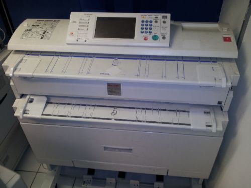 Ricoh 240w plotter wide format printer low meter count 2-roll for sale