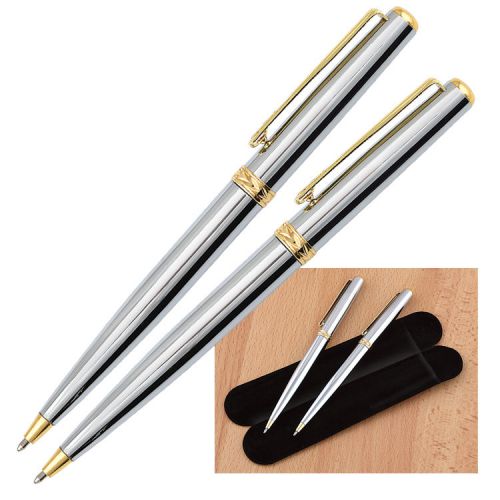 Luxury 2-Piece Pen Set with Felt Pouch