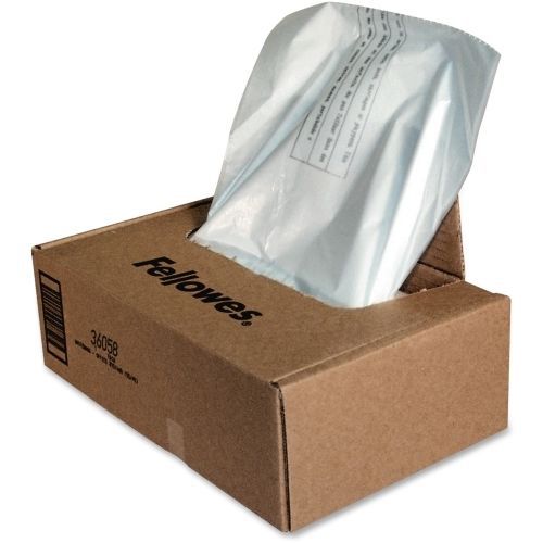 Fellowes Powershred Waste Bags for 425 and 485 Shredders - 38 gal - 50/CTN