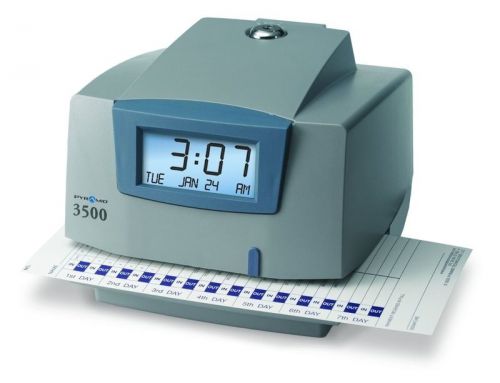 Pyramid Time Clock &amp; Document Stamp 3500 Time Clock NEW