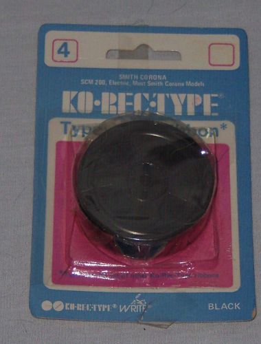 Ko Rec Type Typewriter Ribbon #4 Black Most Smith Corona Models NEW