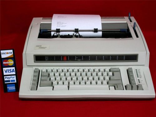 Refurbished ibm wheelwriter 1000 by lexmark electric typewriter/word processor for sale