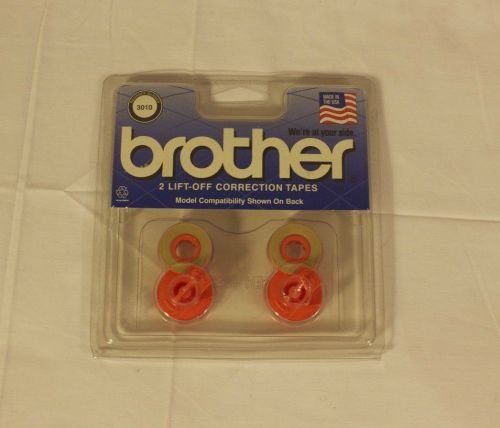 Brother 2 Lift-Off Correction Tapes Recorder Number 3010 Typewriter Supplies