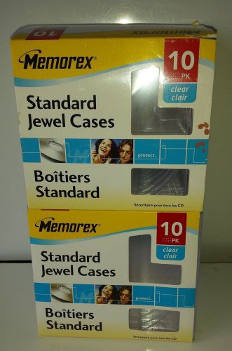 Memorex Standard Jewel CD Cases 10 pk