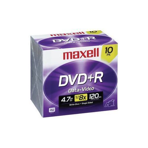 MAXELL 634035/634024/639005 4.7GB DVD+Rs (10 pk)