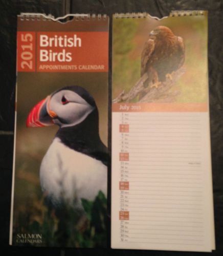 2015 Slim Appointments Salmon Calendar of British Birds