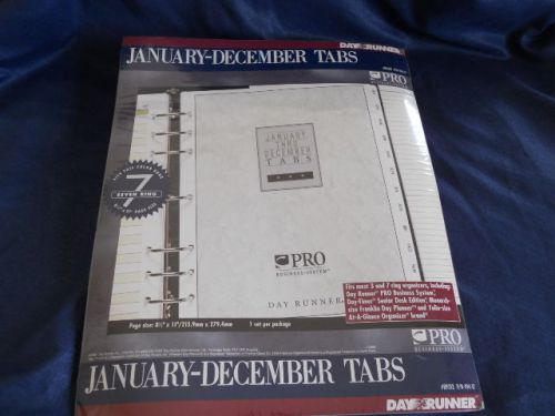 Day runner january - december tabs 8 1/2&#034; x 11&#034; - factory sealed for sale
