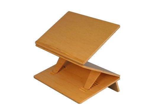 Sit-Stand Podium Adjustable Writing Slope, Wood Slant Board