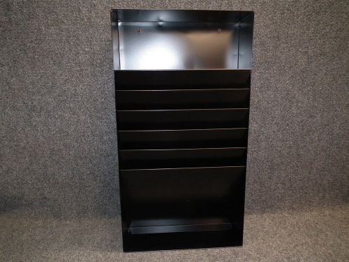 MMF SteelMaster 271 2S BK 5Section Black Desk Drawer Stationery Holder Organizer