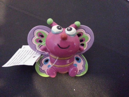 Toy Butterfly Bobble Head Magnetic Paper Clip Reminder Child Kids Office Decor