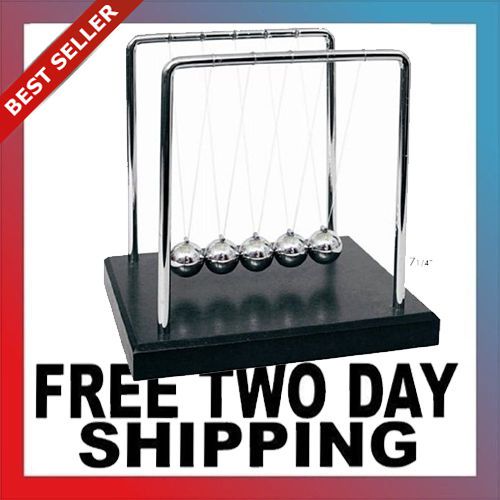 Newtons Cradle Balance Balls 7 1/4 inch, Free Shipping, New