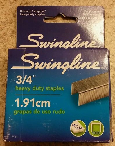 Swingline 3/4&#034; heavy duty staples 1.91 cm for 90-160 papers