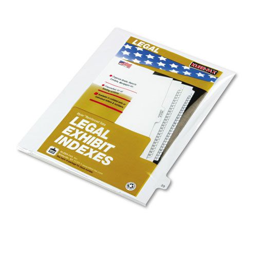 80000 Series Legal Index Dividers, Side Tab, Printed &#034;23&#034;, 25/Pack