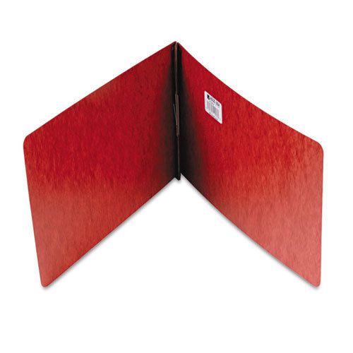 Pressboard report cover, prong clip, legal, 2&#034; capacity, red for sale