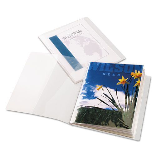 Clearthru showfile presentation book, 12 letter-size sleeves, clear for sale