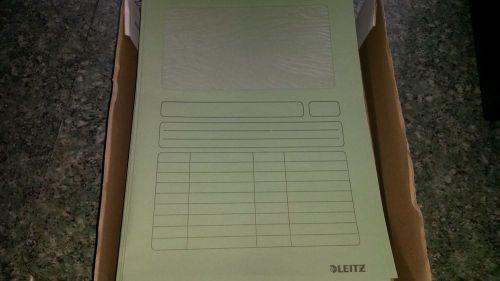 Leitz A4 Window Folder Green (100)