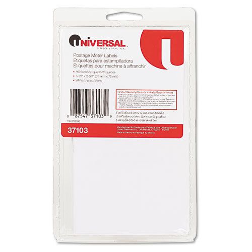 Self-Adhesive Postage Meter Labels, 1-1/2w x 2-3/4 or 5-1/2, WE, 160-Sheet/Pack