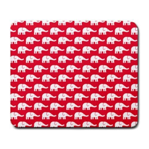 Small Elephant In Red Large Mousepad Mouse Pad Free Shipping