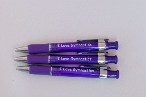 Gymnastics pens - PURPLE - Pack of 5