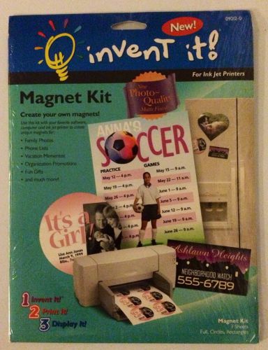 Invent It! Magnet Kit for Inkjet Printers (092120)   ~ Custom Promotional