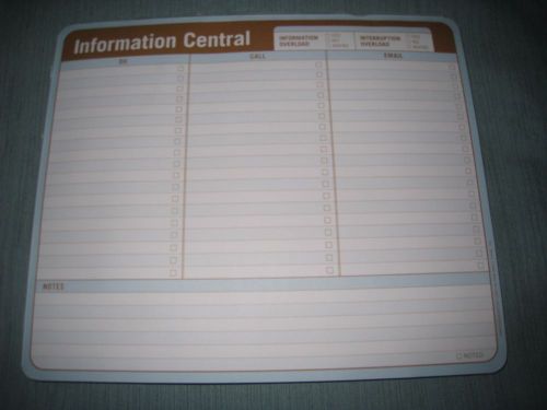 Paper note and mouse pad- great to do list and organizer! used- 45 sheets left for sale