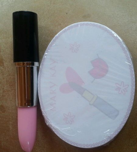 MARY KAY MK Sticky Note Oval New &amp; Lipstick Pen