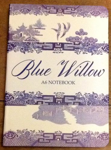 Blue Willow Pattern A4 Notebook New
