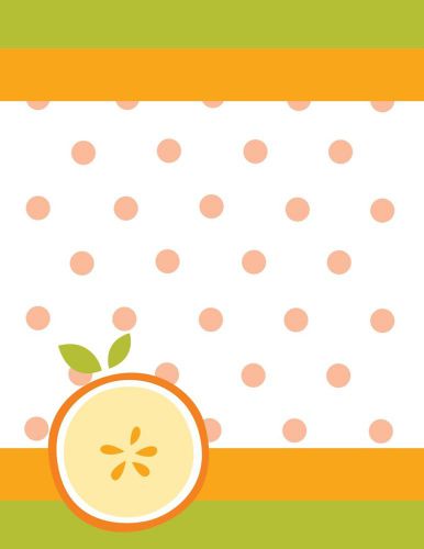 10 sheets orange &amp; dots paper use with printers, craft projects, invitations for sale