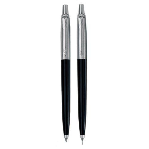 Parker Jotter Black Ballpoint Pen &amp; Mechanical Pencil Set