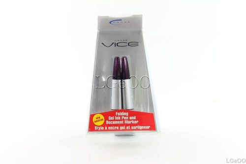 Cross vice folding gel ink pen and document marker 2 in 1 at0035cs-1 for sale