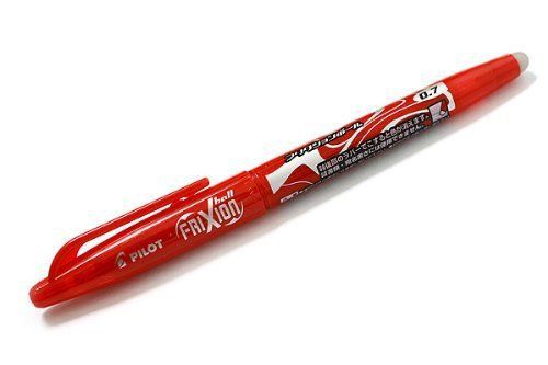 Pilot FriXion Erasable Gel Ink Pen - 0.7 mm - Red
