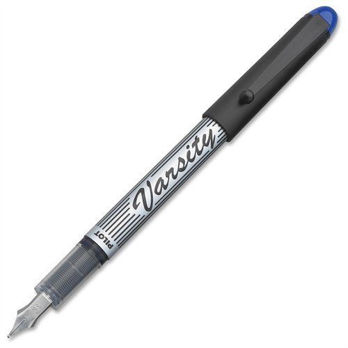 Pilot Varsity Disposable Fountain Pen - Fine Pen Point Type - Blue Ink - (90011)