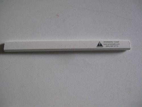 Workers Comp WHITE Carpenter Pencil