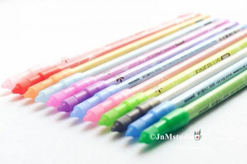 12 colors/Pack Korea Monami Extra Fine nib point 0.2mm assorted colors Gel pens