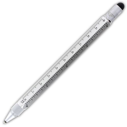 Monteverde One Touch 9-in-1 Stylus Tool Inkball Pen, Silver (MV35221)