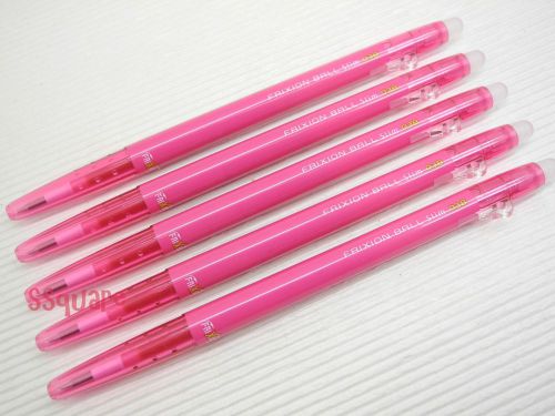 Pilot lfbs-18uf frixion ball slim 0.38mm erasable rollerball gel ink pen, rose for sale