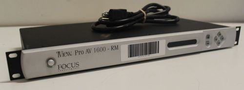 Focus Enhancement T View Pro AV 1600 - RM Singal Converter Scanner