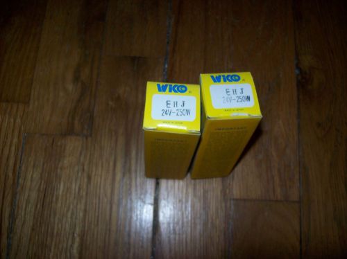 Nos 2 ehj projector lamp/bulb  24 volt 250 watt  50 hours for sale