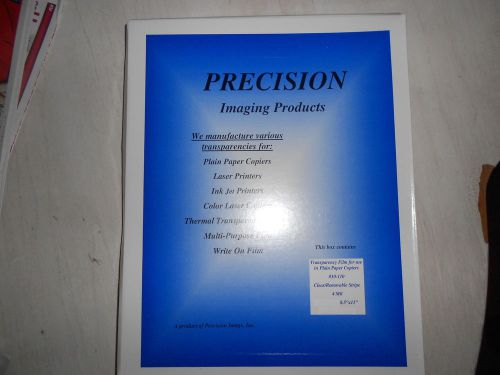 Lot of 25 Copier Transparency Film Sheets - Precision- New