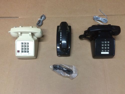 Vintage Northern Telecom Desk Push Button Corded Telephones. Lot of 11