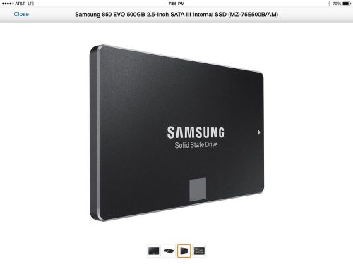 Samsung 850 EVO 500 GB Preorder 2.5-Inch SATA III Internal SSD