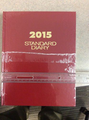 2015 At-A-Glance 7.5 x 9.44&#034; Hardcover Standard Diary for 2015, Red SD374