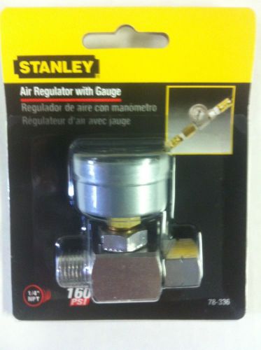 Stanley air regulator with gauge 1/4 npt. 160 psi nip  look for sale